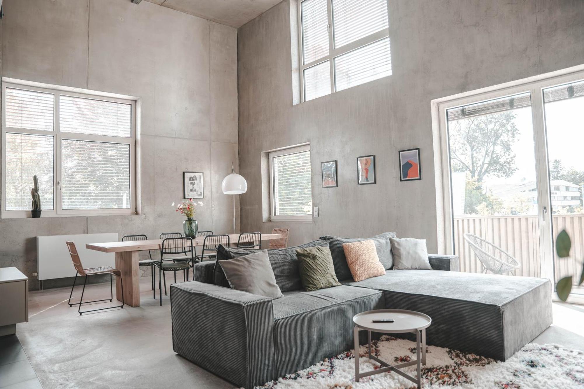 Appartement Sunset Club - Loft - 155 M2 Sichtbeton - Zentral à Memmingen Extérieur photo